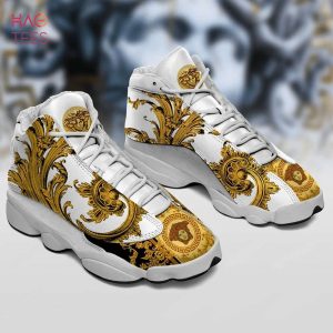 Air Jordan 13 Mix Versace White Limited Edition Sneaker Shoes