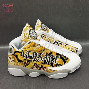 BEST Air Jordan 13 Mix Versace Gold Limited Edition Sneaker Shoes