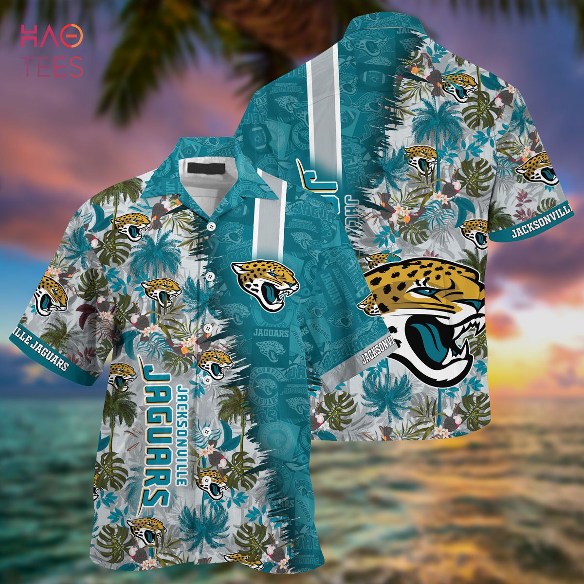 HOT Jacksonville Jaguars NFL Summer Hawaiian Shirt And Shorts