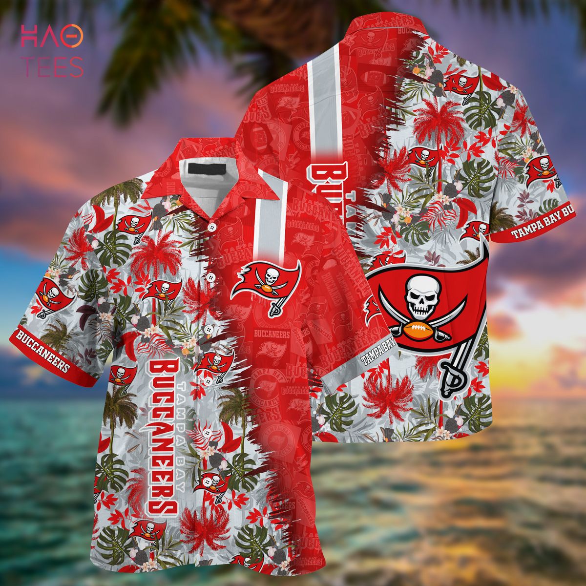 HOT Tampa Bay Buccaneers NFL Summer Hawaiian Shirt And Shorts
