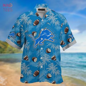 Detroit Lions Short Sleeve Aloha Hawaiian Shirts For Men Women