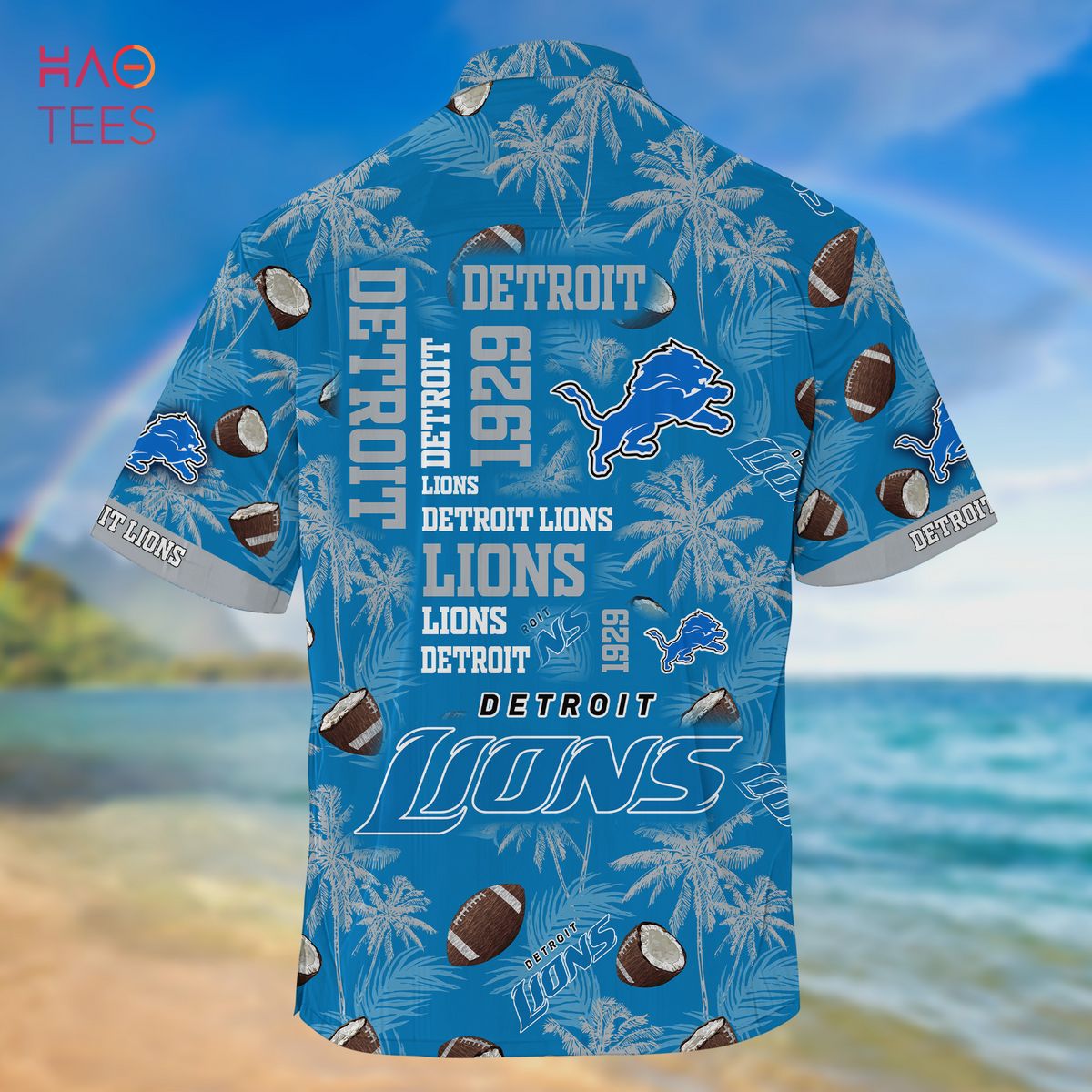 Detroit Lions Sport Hawaiian Shirt NFL Teams Gift For Men And