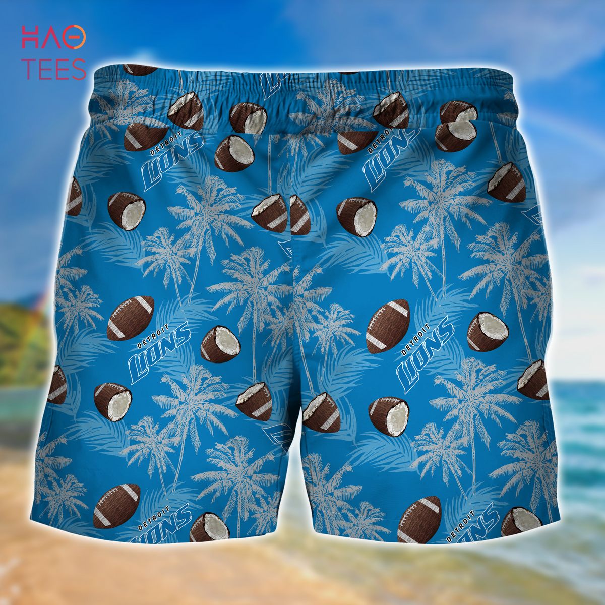 Detroit Lions & Snoopy Hawaiian Shirt And Short - Tagotee