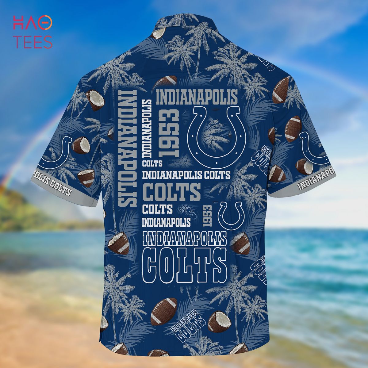 NEW Indianapolis Colts NFL Hawaiian Shirt And Short NEW Indianapolis Colts NFL Hawaiian Shirt And Short