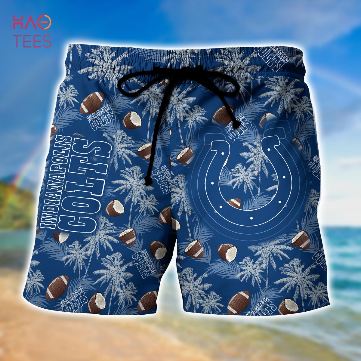 NEW Indianapolis Colts NFL Hawaiian Shirt And Short NEW Indianapolis Colts NFL Hawaiian Shirt And Short
