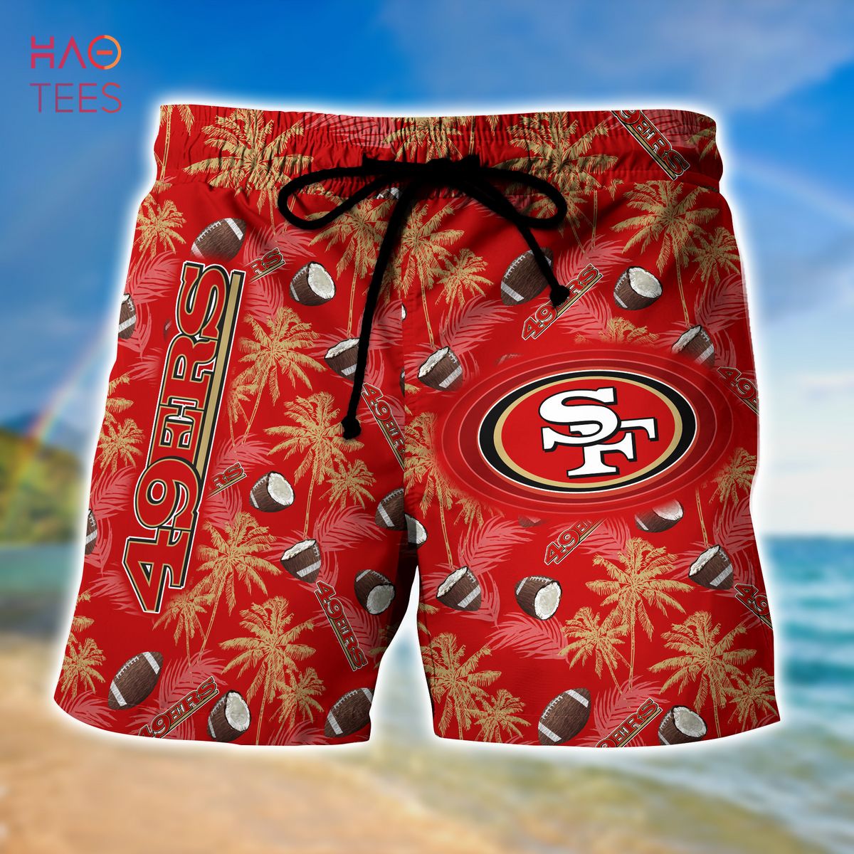 San Francisco Giants Baseball MLB Cool Hawaiian Shirts 49ers Hawaiian Shirt  Hawaiian Gift Hawaiian Beach Short - Limotees