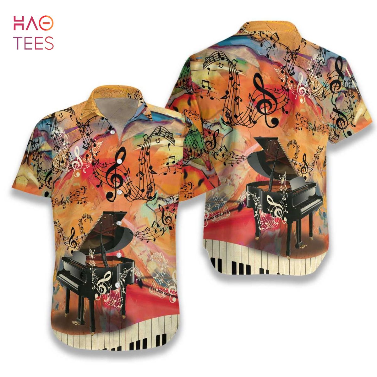 Let The Piano Guide You To The World Hawaiian Shirt Let The Piano Guide You To The World Hawaiian Shirt