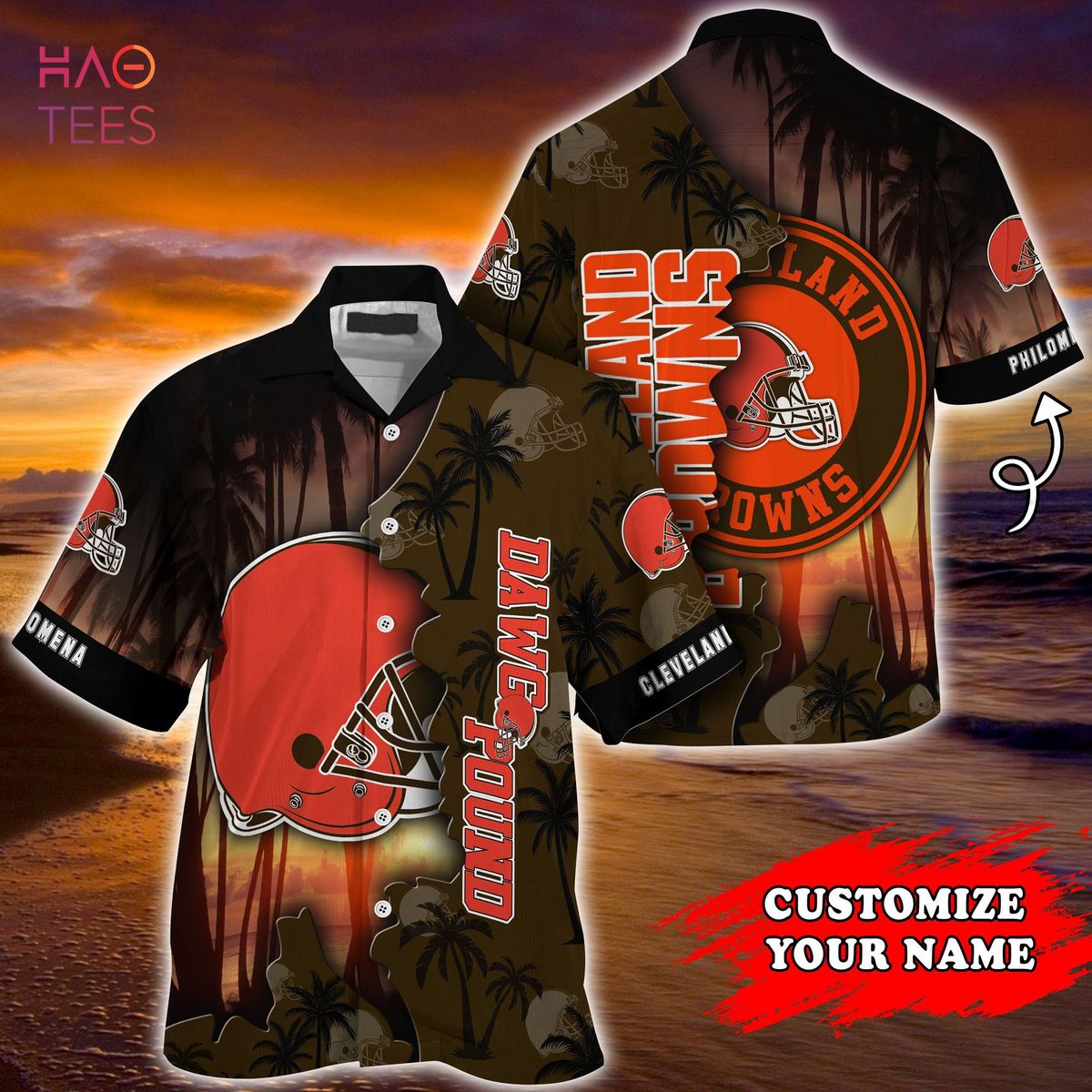 Cleveland Browns NFL Customized Summer Hawaiian Shirt Limited Edition Cleveland Browns NFL Customized Summer Hawaiian Shirt Limited Edition