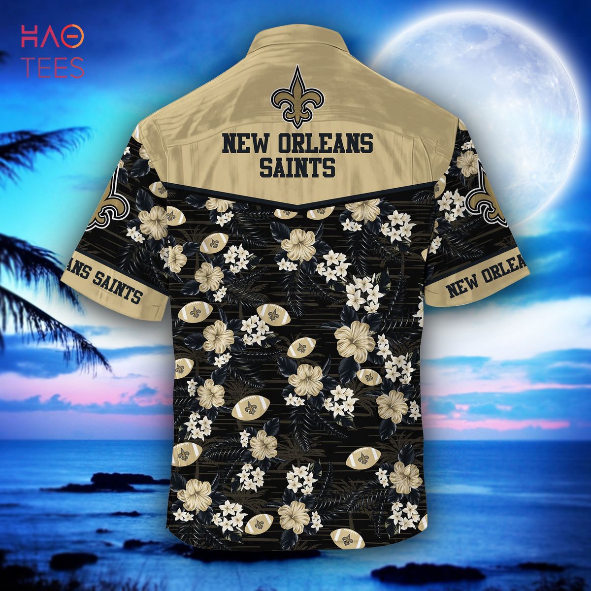 NEW Orleans Saints NFL Hawaiian Shirt NEW Orleans Saints NFL Hawaiian Shirt