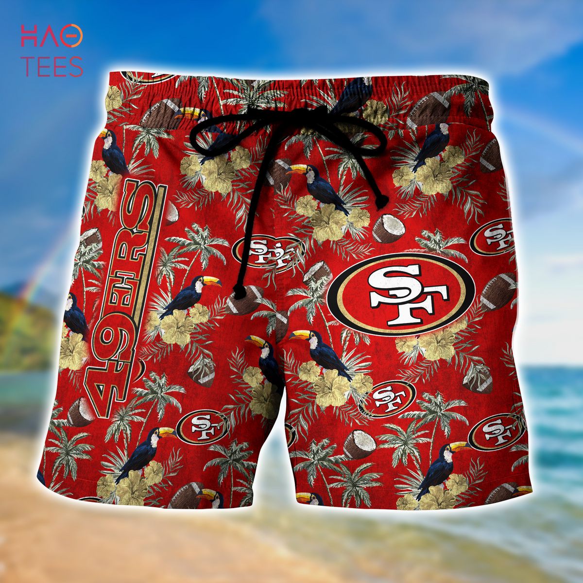 NEW San Francisco 49ers NFL God Hawaiian Shirt NEW San Francisco 49ers NFL God Hawaiian Shirt