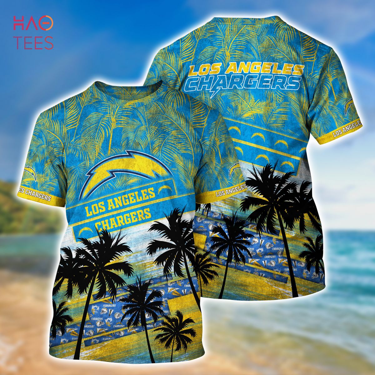 Los Angeles Chargers NFL-Hawaii Shirt Short Style Hot Trending  Summer-Hawaiian NFL