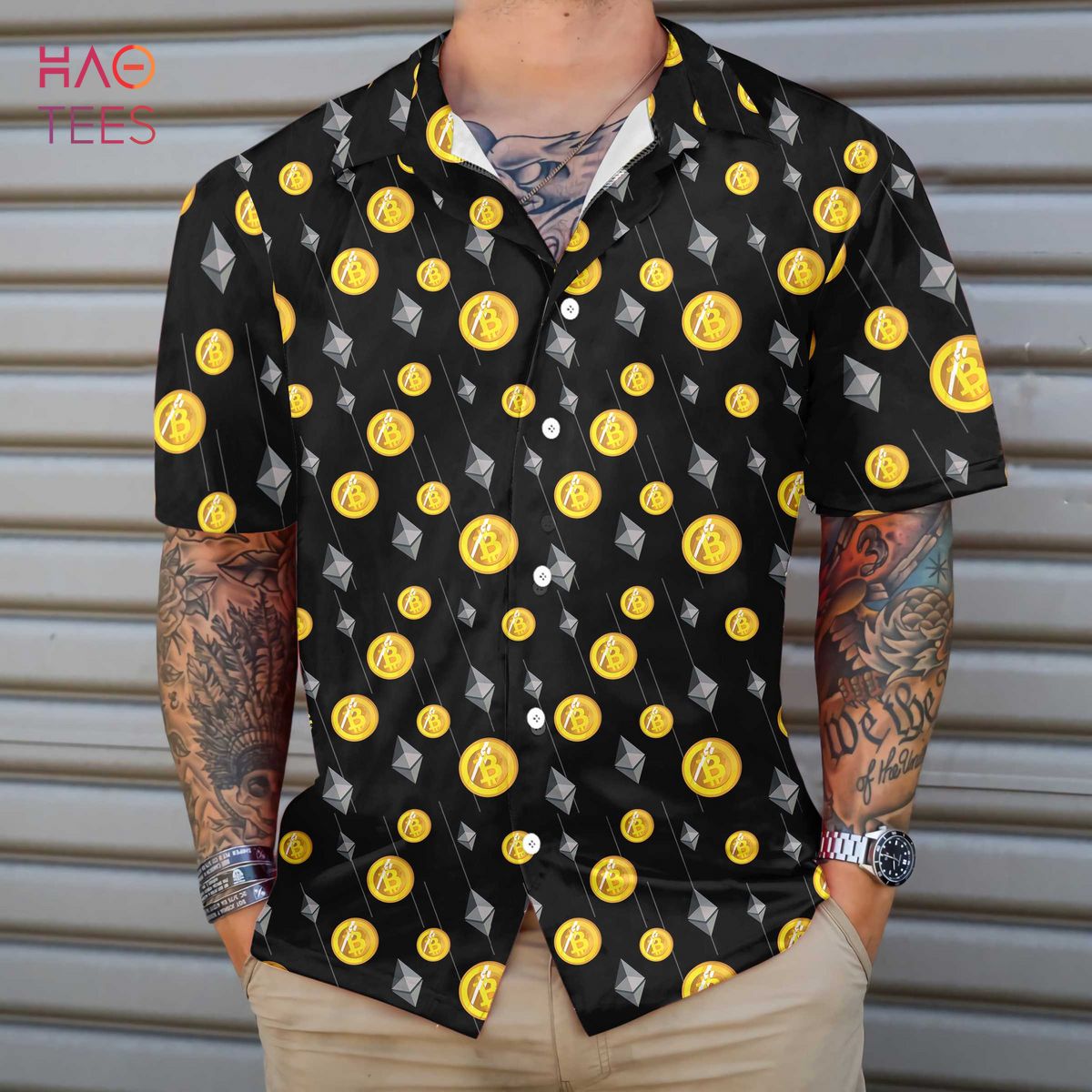 Cryptocurrency Bitcoin And Ethereum Hawaiian Shirt Cryptocurrency Bitcoin And Ethereum Hawaiian Shirt