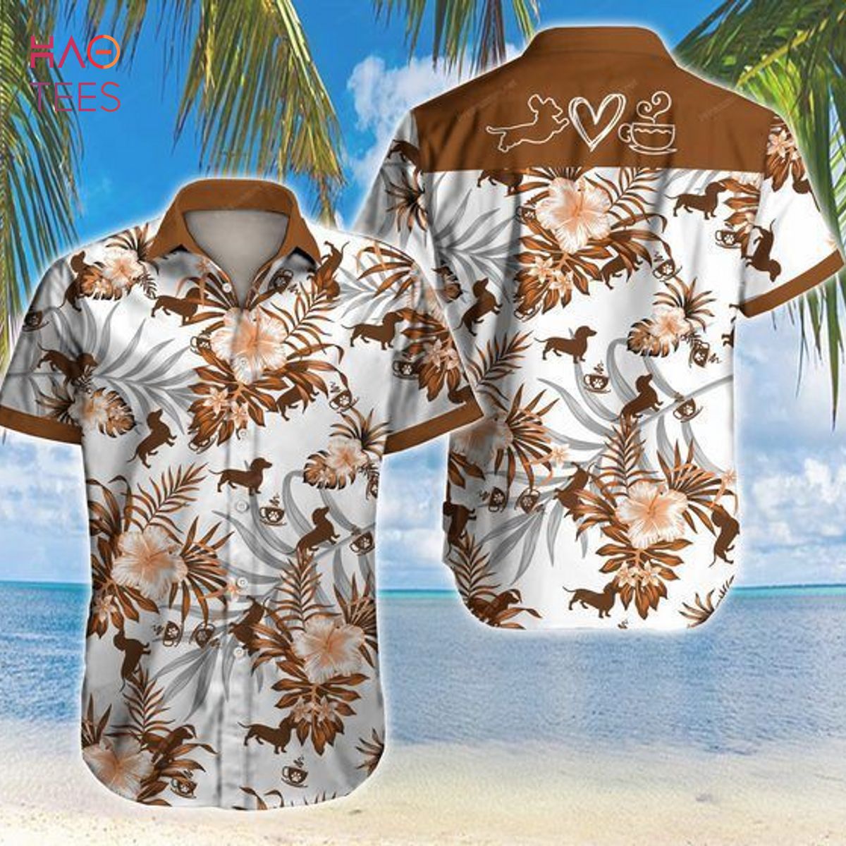 Dachshund Hawaiian Shirt