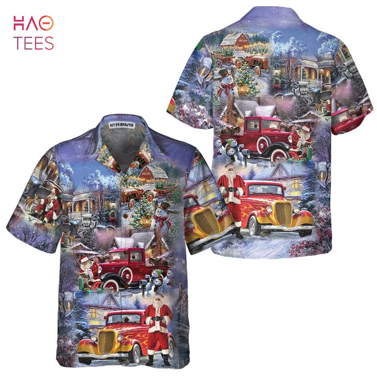 Christmas Is Better With Hod Rod Hawaiian Shirt Christmas Is Better With Hod Rod Hawaiian Shirt