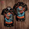 Santa Claus In Swimming Pool Pattern Hawaiian Shirt