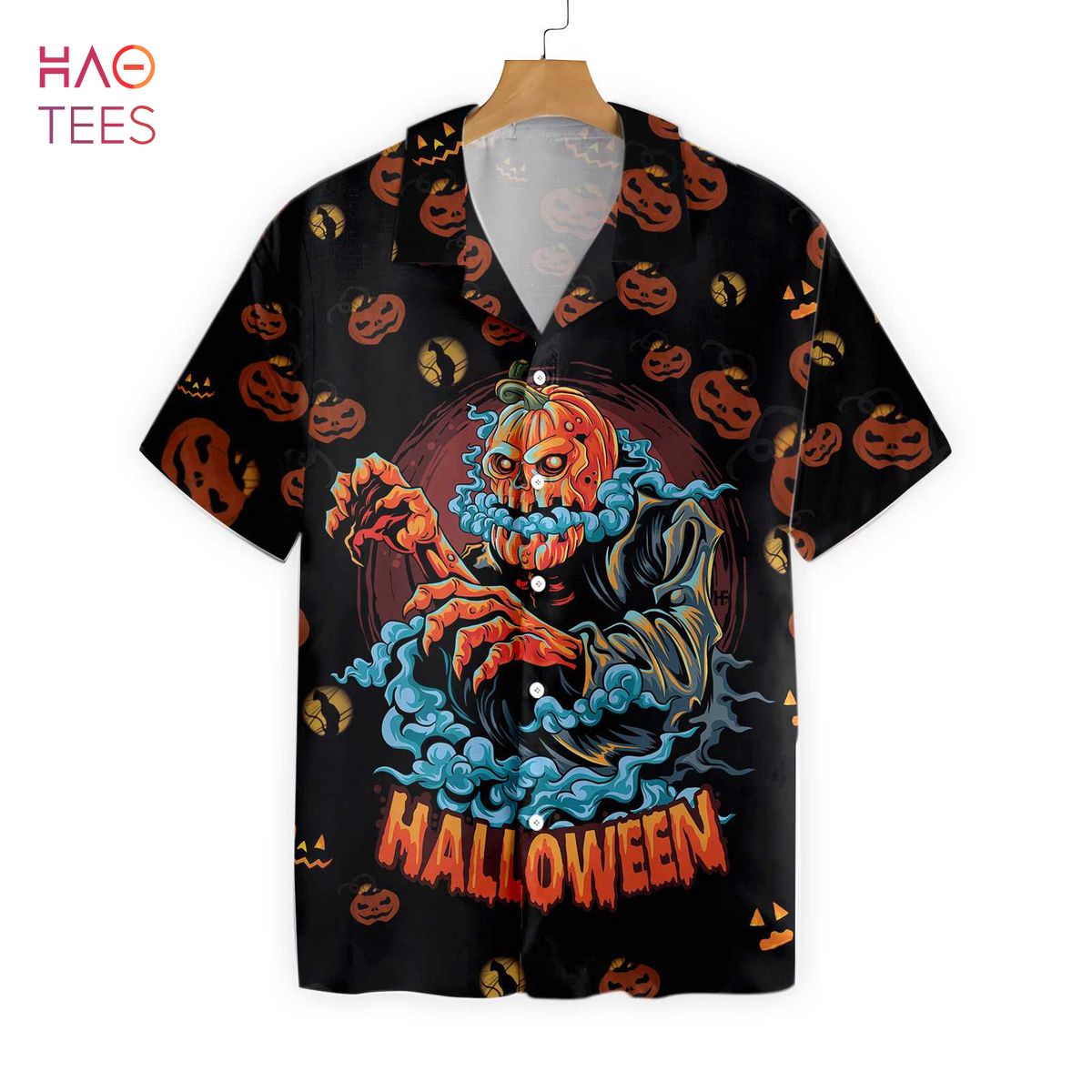 Scary Pumpkin For Halloween Night Hawaiian Shirt Scary Pumpkin For Halloween Night Hawaiian Shirt
