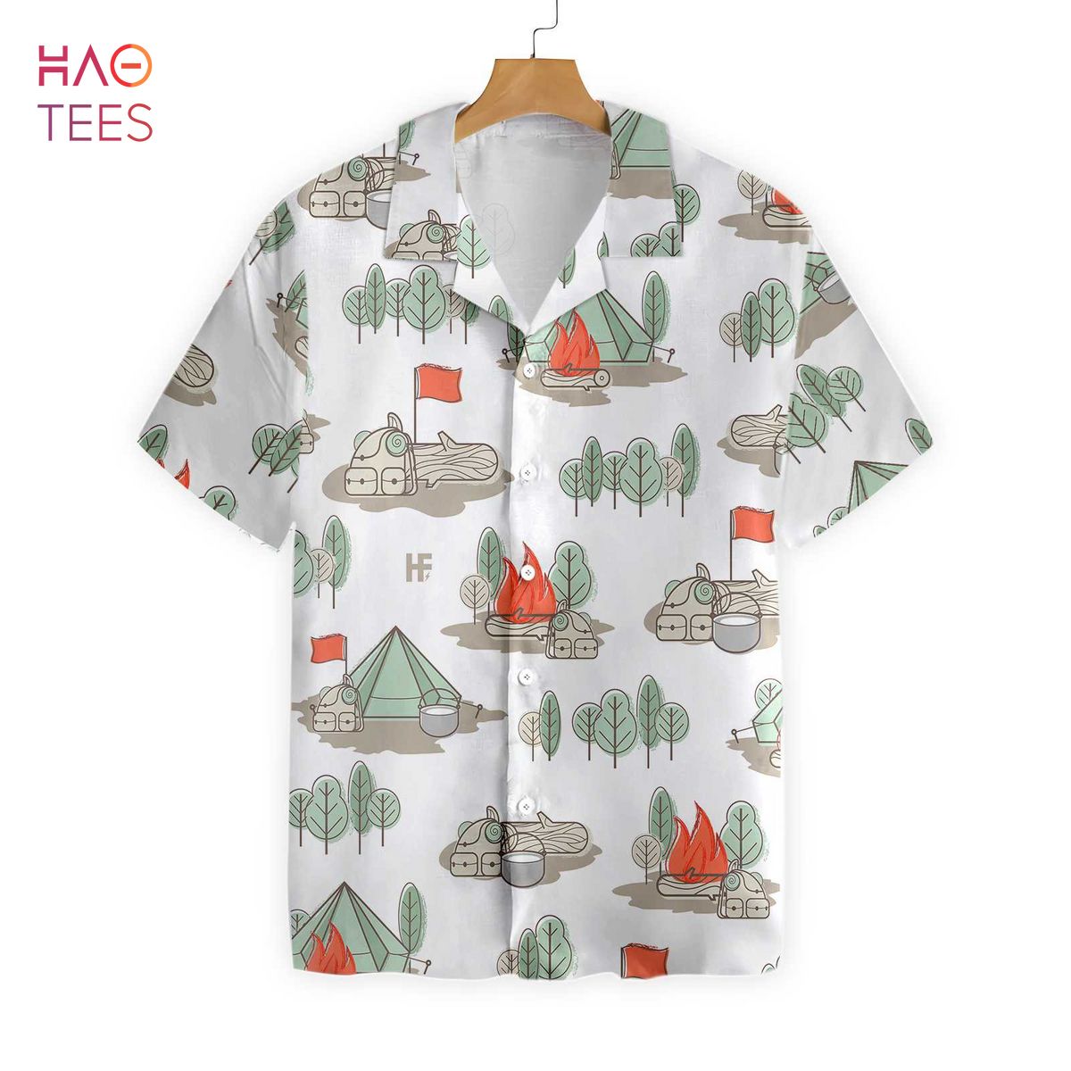 The Best Days Are Spent Camping Hawaiian Shirt The Best Days Are Spent Camping Hawaiian Shirt