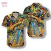 Viking Skull With Backbone Axe Hawaiian Shirt
