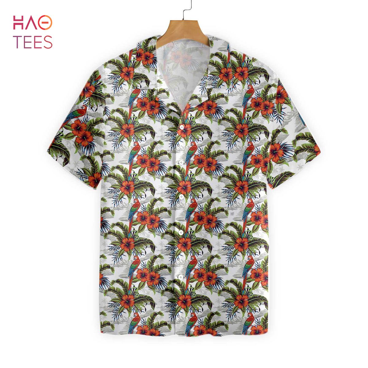 Vintage Macaw Parrot Island Hawaiian Shirt Vintage Macaw Parrot Island Hawaiian Shirt