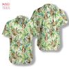 Vintage Style Skull Shell Hermit Crab Seamless Pattern Hawaiian Shirt