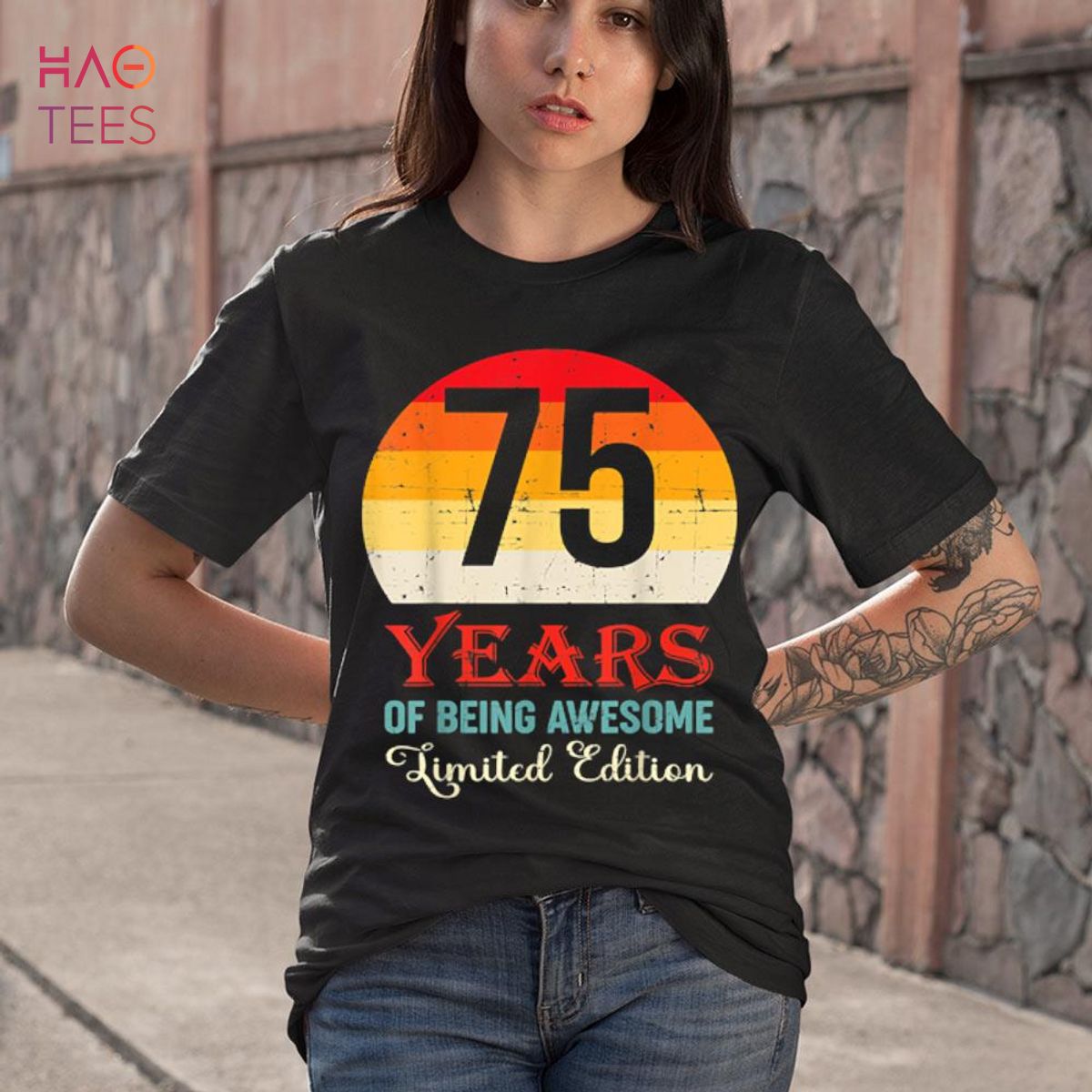 75 Years Of Being Awesome Limited Edition 75th Birthday Shirt 75 Years Of Being Awesome Limited Edition 75th Birthday Shirt