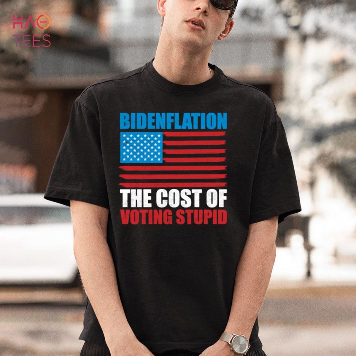 Bidenflation The Cost of Voting Stupid Anti Biden Trump 2024 Shirt