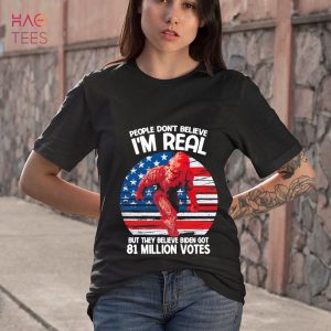 Bigfoot Biden US Flag 4th of July Patriotic American Shirt
