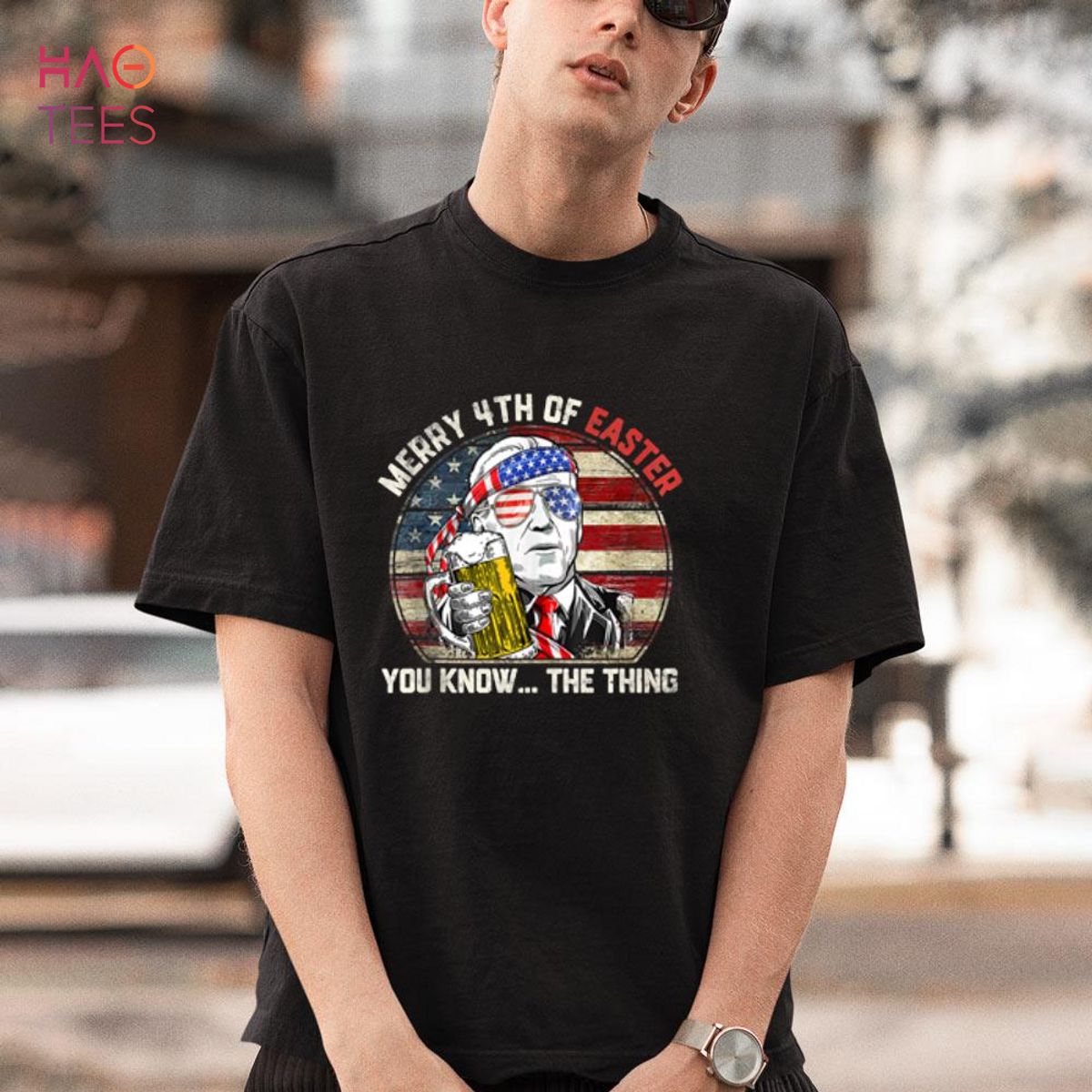 Funny Biden Dazed Merry 4th Of Easter You Know… The Thing Shirt