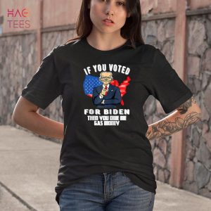 IF YOU VOTED FOR BIDEN THEN YOU OWE ME GAS MONEY JOE BIDEN Raglan Baseball Tee