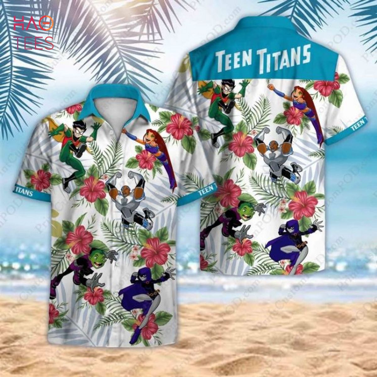 Teen Titans Hawaiian Shirt Teen Titans Hawaiian Shirt