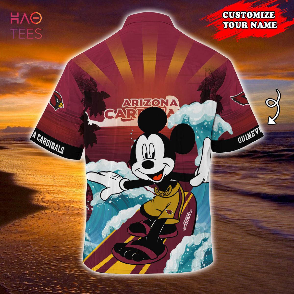 Arizona Cardinals NFL Summer Customized Hawaiian Shirt Arizona Cardinals NFL Summer Customized Hawaiian Shirt