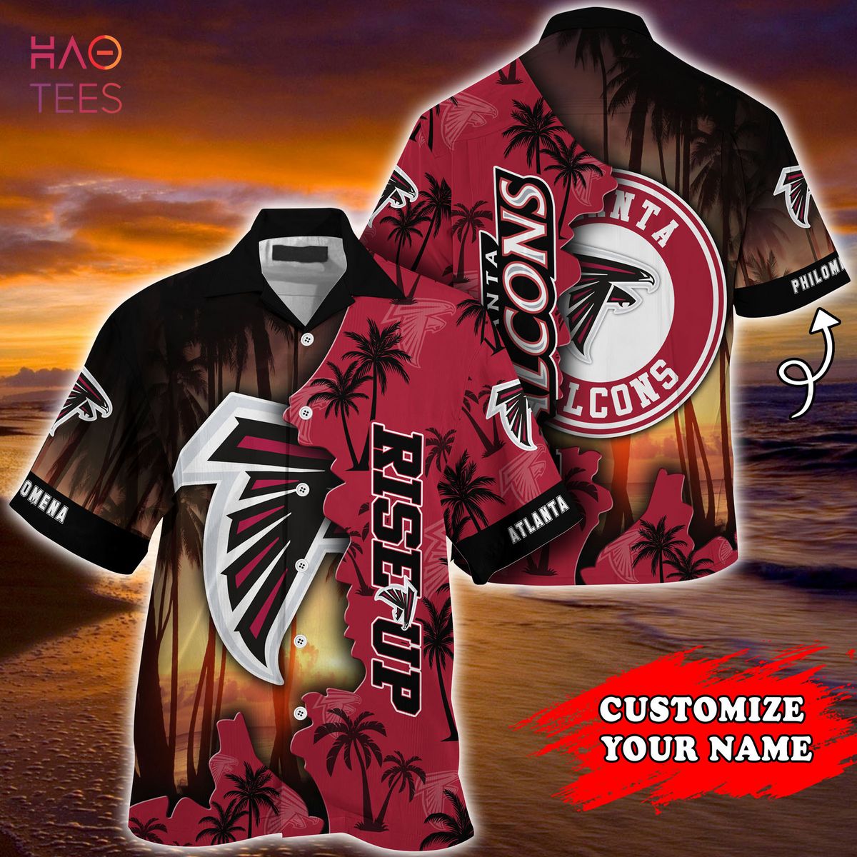BEST Atlanta Falcons NFL Customized Summer Hawaiian Shirt BEST Atlanta Falcons NFL Customized Summer Hawaiian Shirt