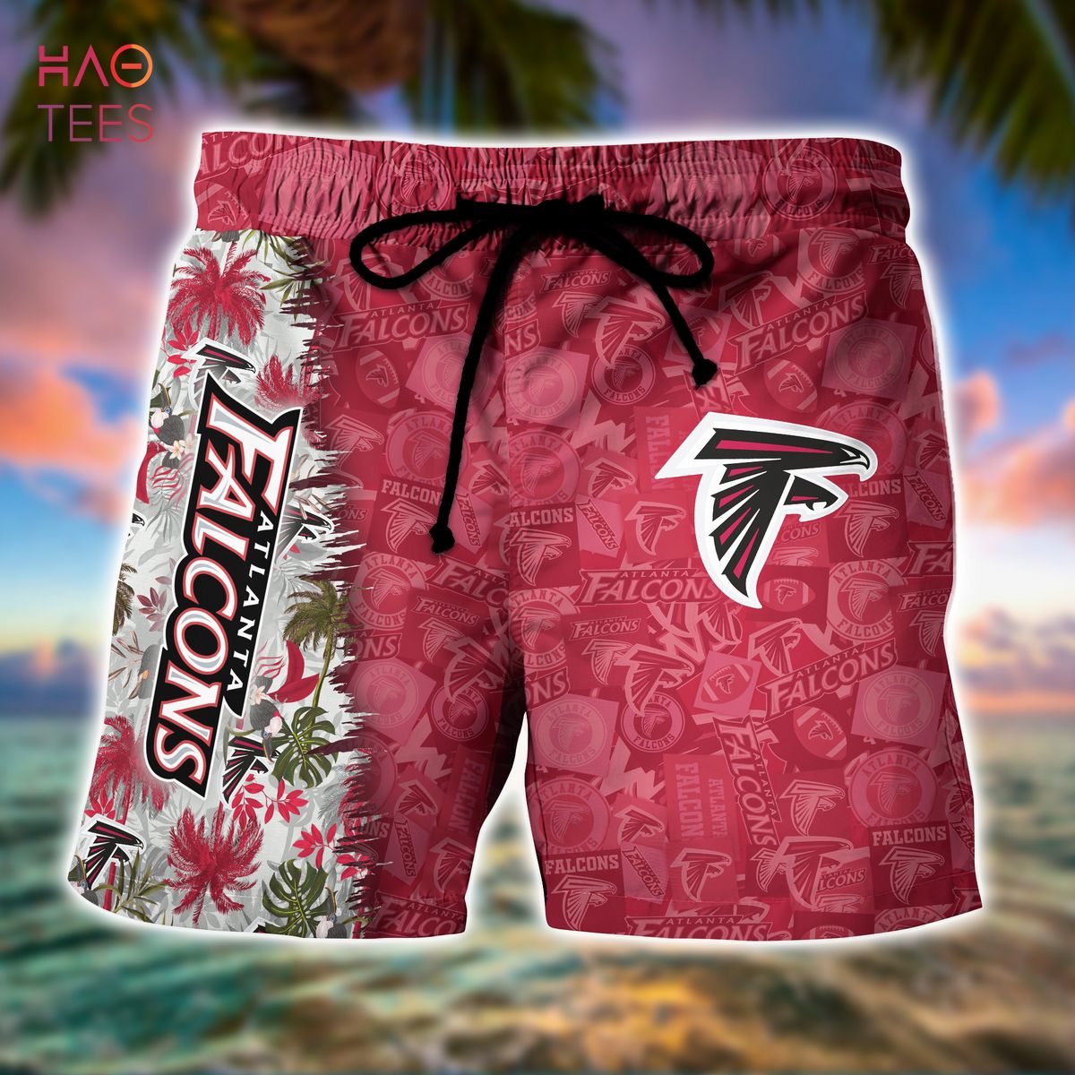 HOT Atlanta Falcons NFL Summer Hawaiian Shirt And Shorts HOT Atlanta Falcons NFL Summer Hawaiian Shirt And Shorts