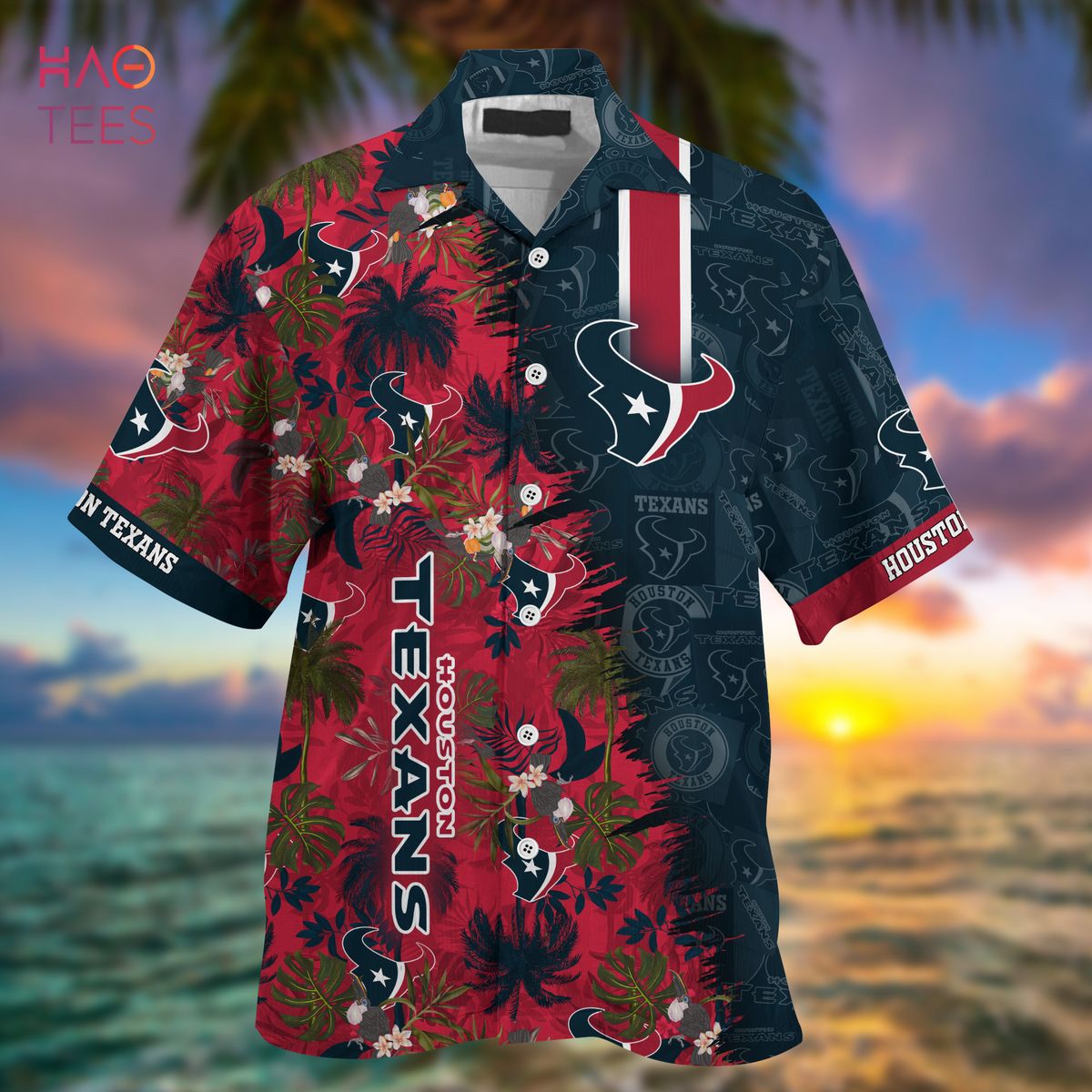 HOT Houston Texans NFL Summer Hawaiian Shirt And Shorts HOT Houston Texans NFL Summer Hawaiian Shirt And Shorts