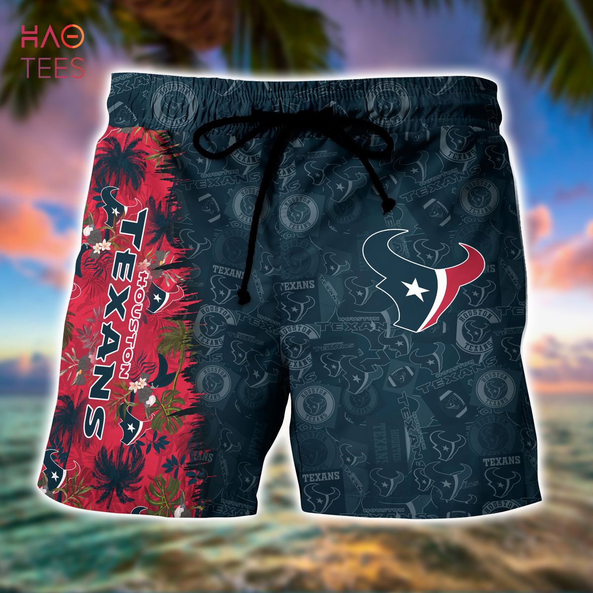 HOT Houston Texans NFL Summer Hawaiian Shirt And Shorts HOT Houston Texans NFL Summer Hawaiian Shirt And Shorts