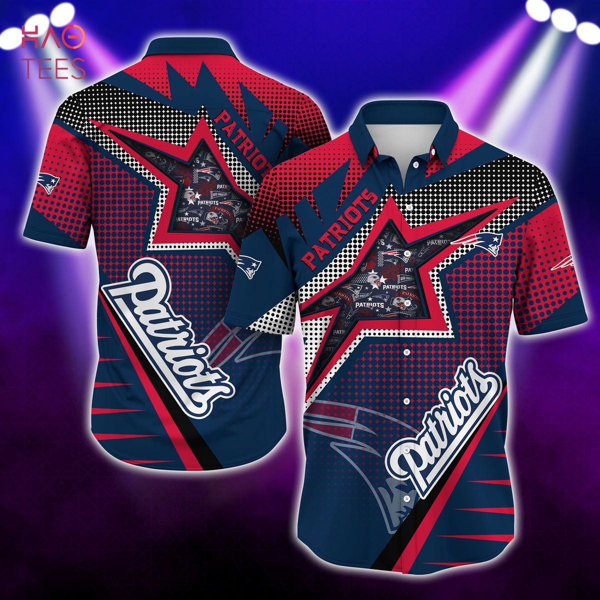 NEW England Patriots NFL Hawaiian Shirt And Short NEW England Patriots NFL Hawaiian Shirt And Short