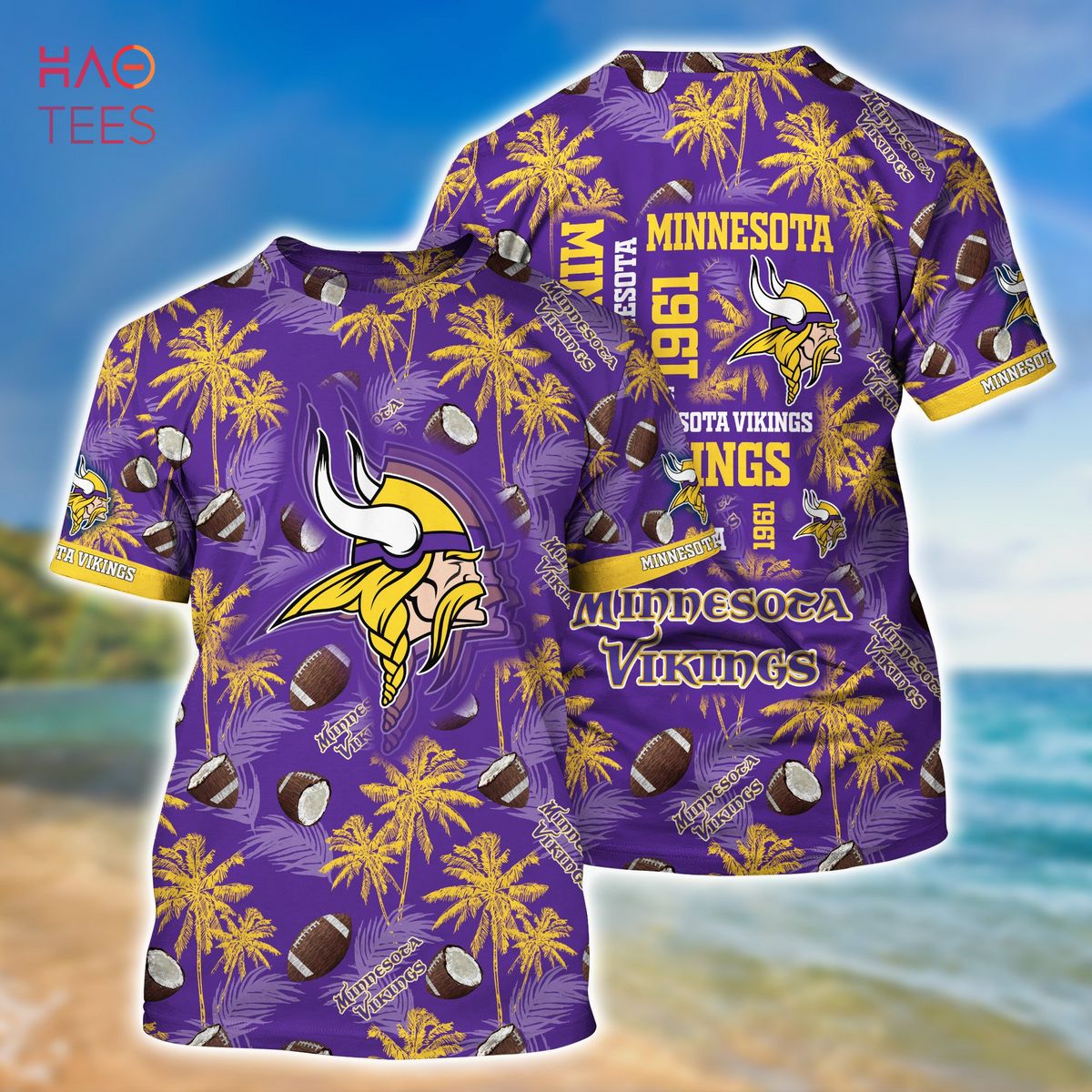 Minnesota Vikings Hawaiian 3D Shirt – SportsDexter
