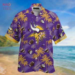 Minnesota Vikings NFL Flower 3D Hawaiian Shirt - Limotees