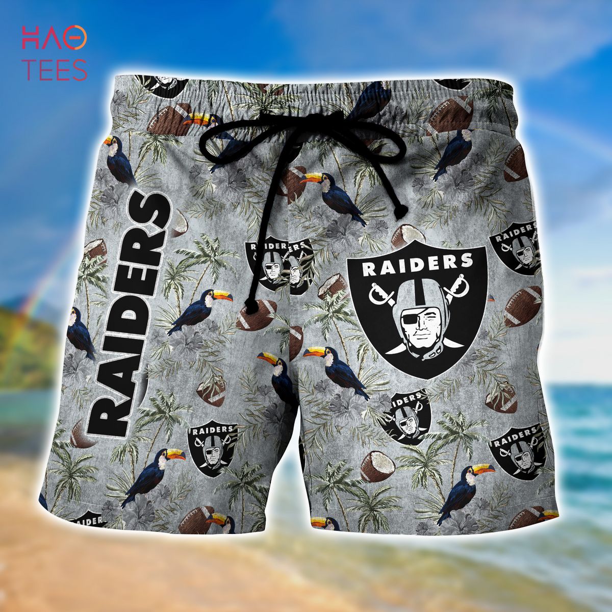 NEW Oakland Raiders NFL God Hawaiian Shirt NEW Oakland Raiders NFL God Hawaiian Shirt