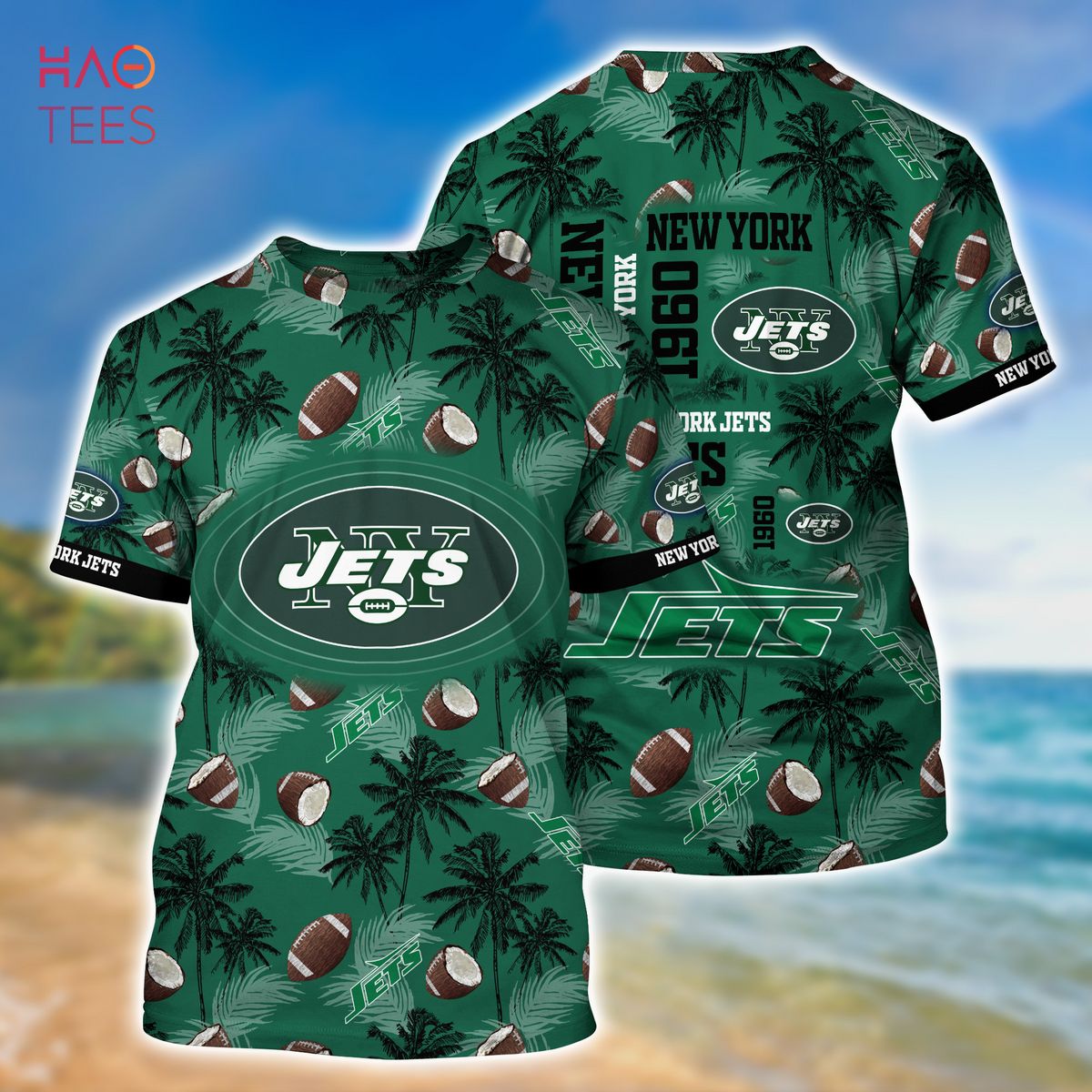NEW York Jets NFL Hawaiian Shirt And Short NEW York Jets NFL Hawaiian Shirt And Short