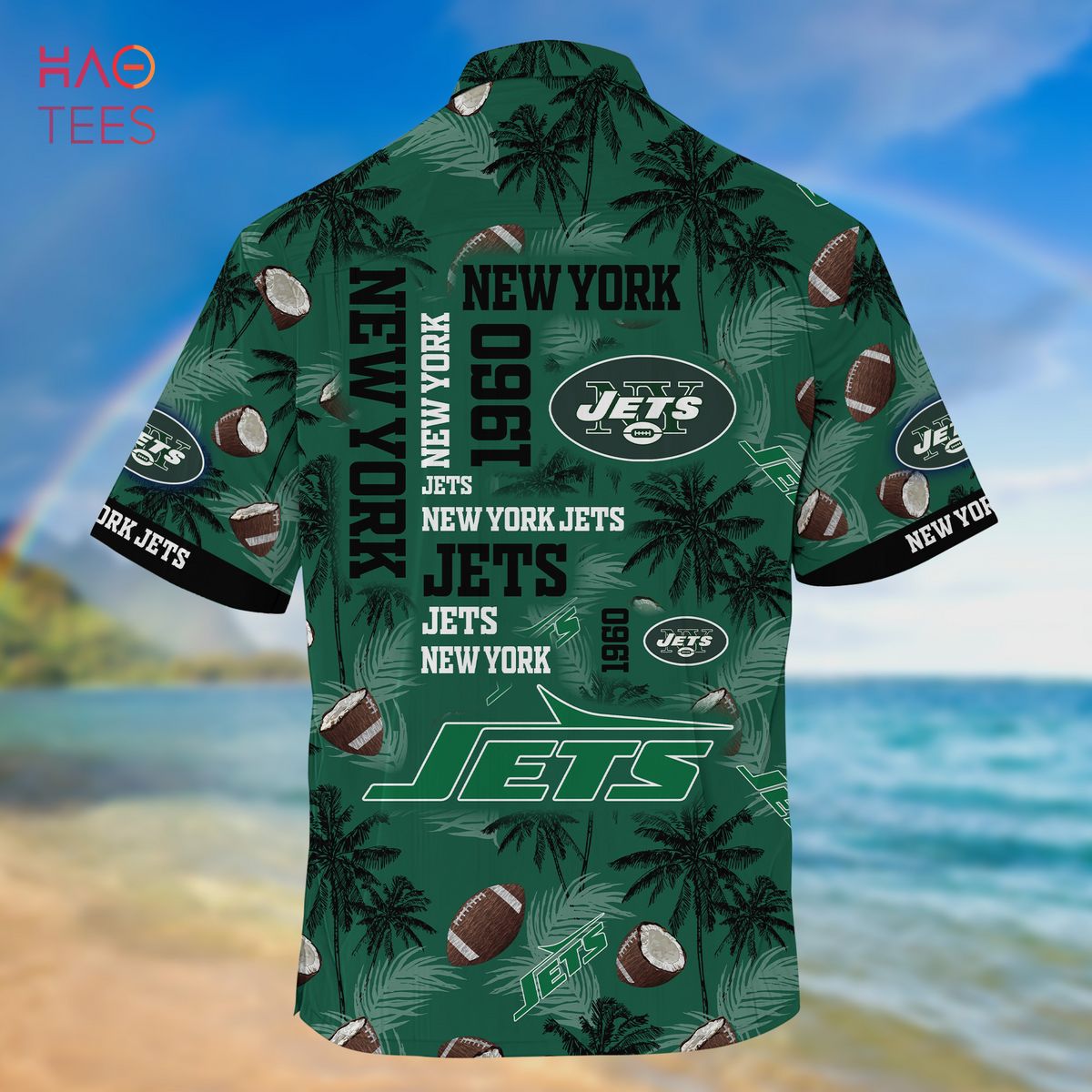 NEW York Jets NFL Hawaiian Shirt And Short NEW York Jets NFL Hawaiian Shirt And Short