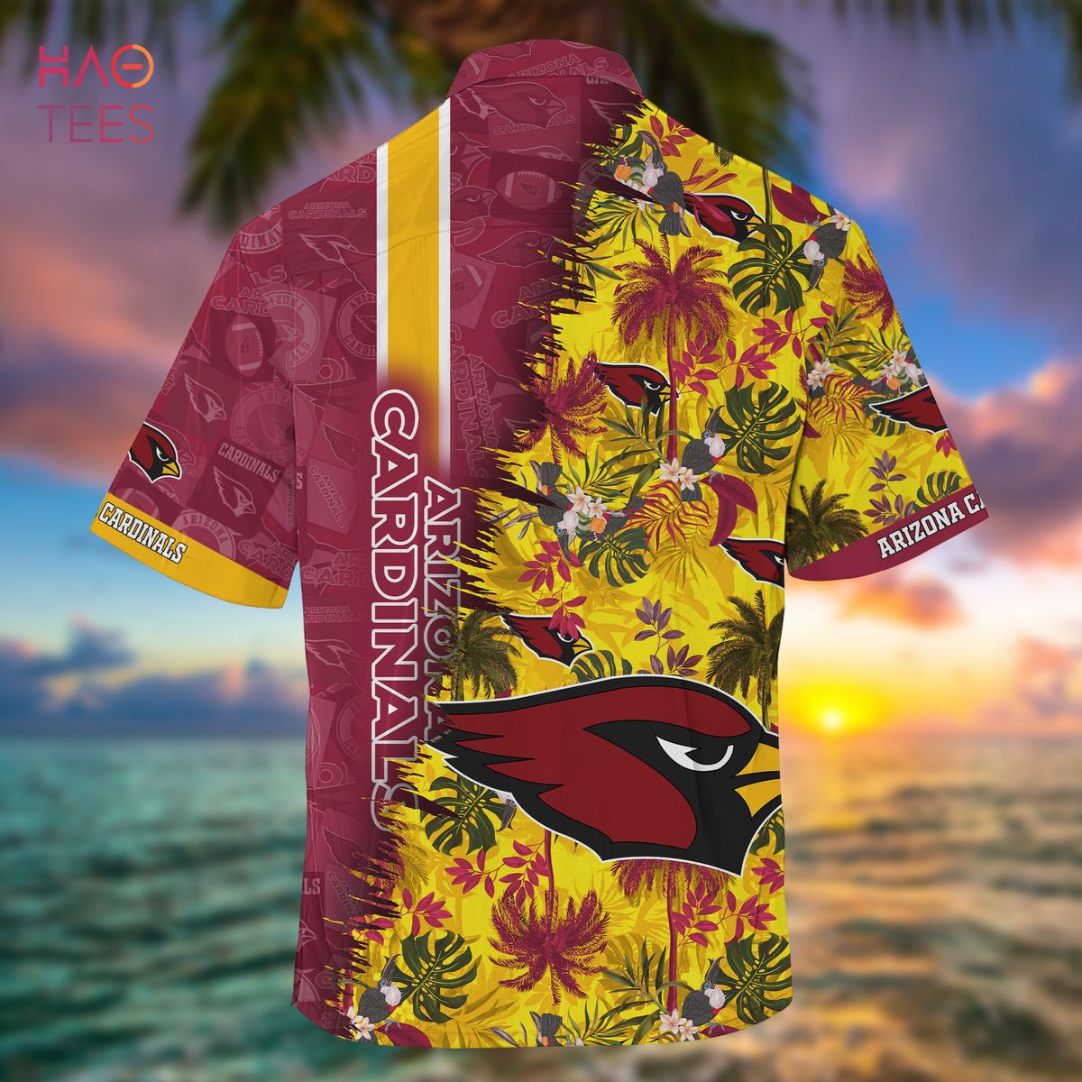 Personalized Arizona Cardinals NFL Summer Hawaiian Shirt And Shorts