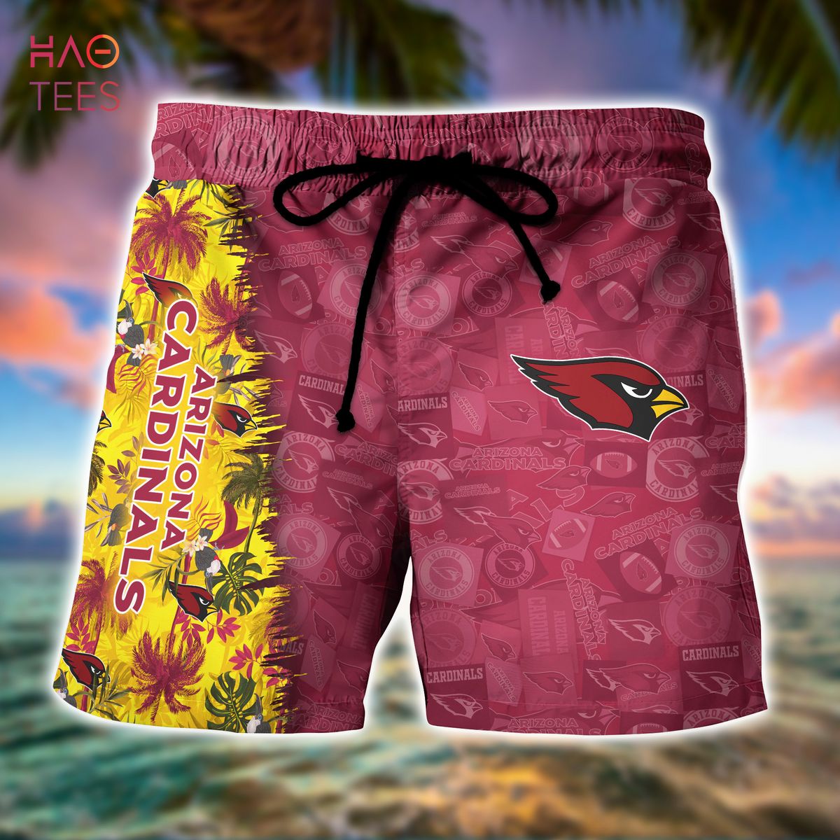 Arizona Cardinals Cool Summer Hawaiian Shorts Gift For Fans