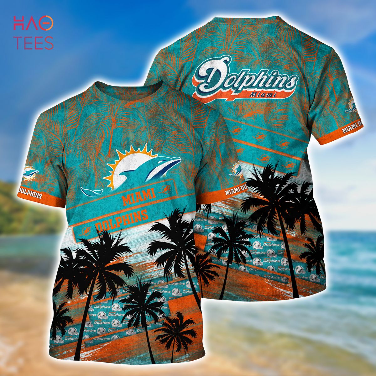 Nfl Miami Dolphins 3D Hawaiian Shirt Style Hot Summer 04 Men And