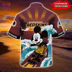 Washington Redskins NFL Customized Summer Hawaiian Shirt