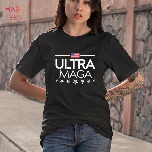 Ultra MAGA Retro Vintage Funny Men Women Support Trump Shirt