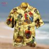 Amazing Lucky Dragon Playing Dice Blue Hawaiian Shirt