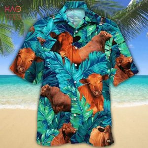 Cow 8 Print Hawaiian Shirt