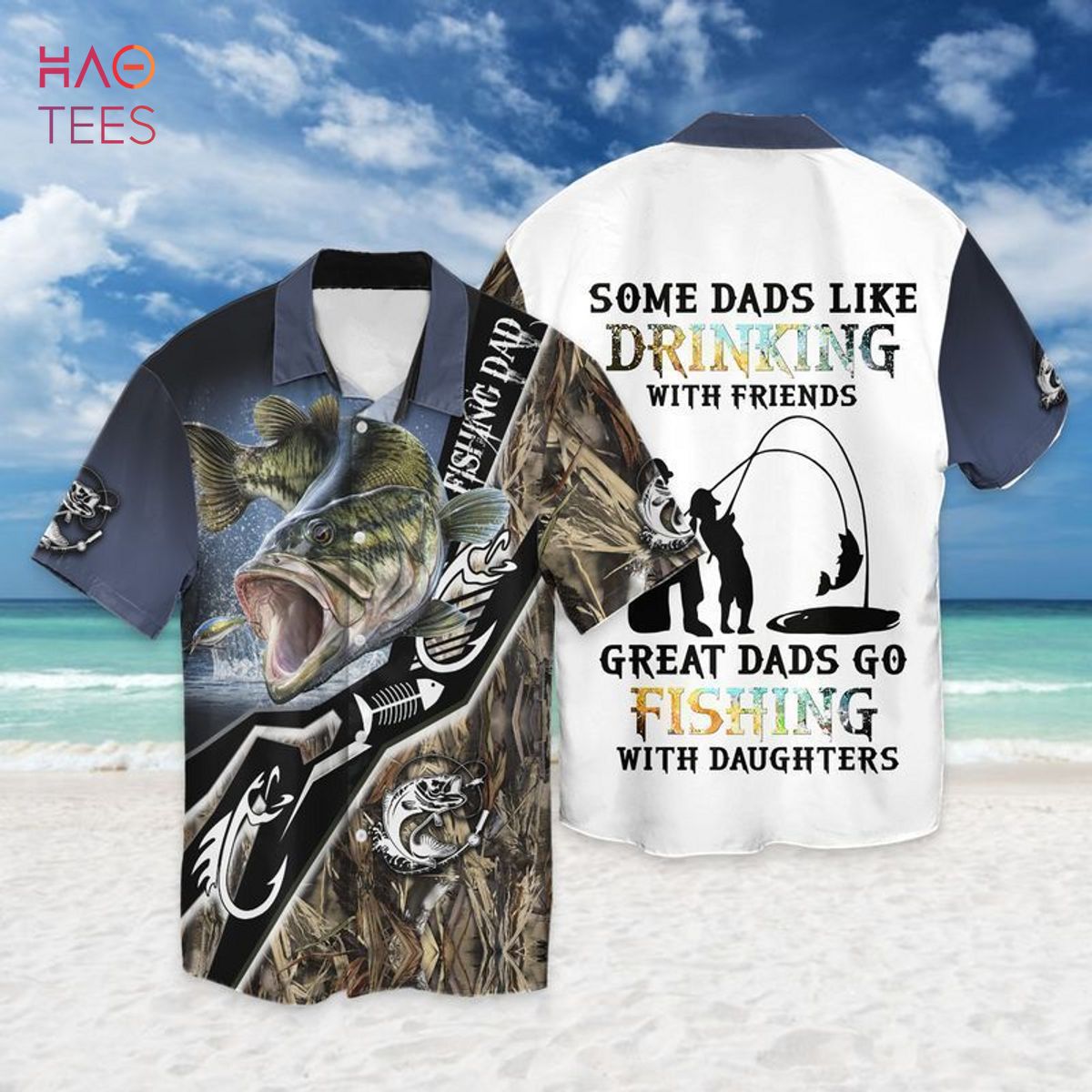 Dads Go Fishing With Daughters Some Dads Like Drinking With Friends Great Hawaiian Shirt Dads Go Fishing With Daughters Some Dads Like Drinking With Friends Great Hawaiian Shirt