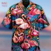 Flamingo It_s Always 5 O_clock Here Print Hawaiian Shirt